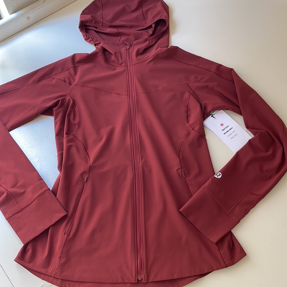 Lululemon Mist Over Windbreaker Cranberry Charm - Picture 2 of 10